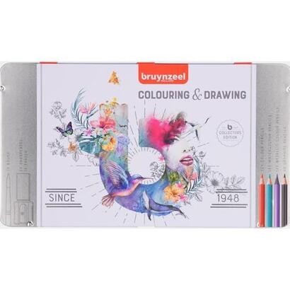 talens-bruynzeel-lapices-de-colores-colouring-drawing-edicion-coleccionistas-csurtidos-estuche-70-ud