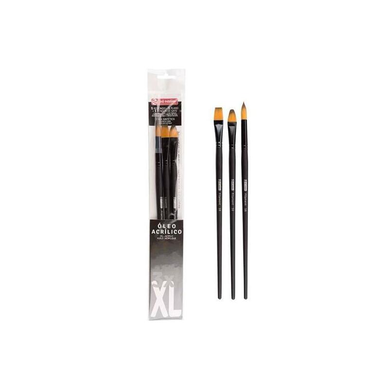 talens-art-creation-pinceles-oleo-y-acrilico-fibra-sintetica-xl-set-3-ud
