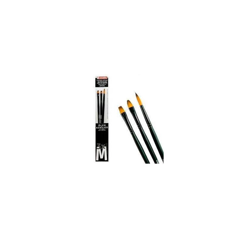 talens-art-creation-pinceles-oleo-y-acrilico-fibra-sintetica-m-set-3-ud