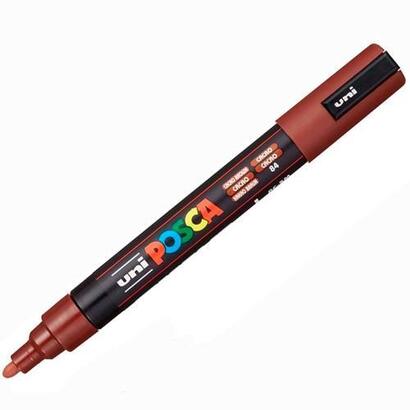pack-de-6-unidades-posca-marcador-pc-5m-no-permanente-punta-forma-de-bala-18-25-mm-marron-cacao
