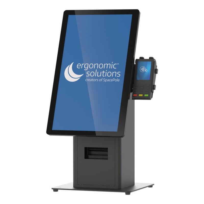 counter-mounted-self-service-kiosk-silk-finish-coating