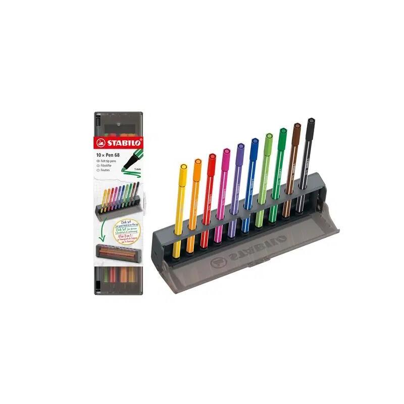 stabilo-pen-68-set-de-mesa-con-10-rotuladores-de-punta-de-fibra-trazo-de-1mm-aprox-tinta-con-base-de-agua-