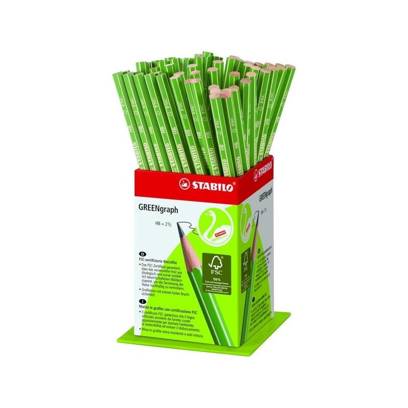 stabilo-greengraph-expositor-con-60-lapices-de-grafito-mina-hb-22mm-100-madera-cultivada-de-forma-sostenible-