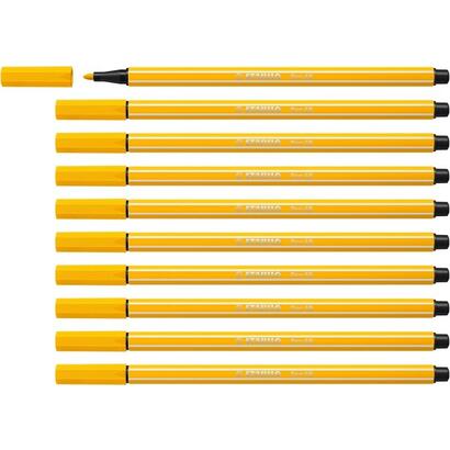 pack-de-10-unidades-stabilo-pen-68-rotulador-de-punta-de-fibra-trazo-de-1mm-aprox-tinta-con-base-de-agua-color