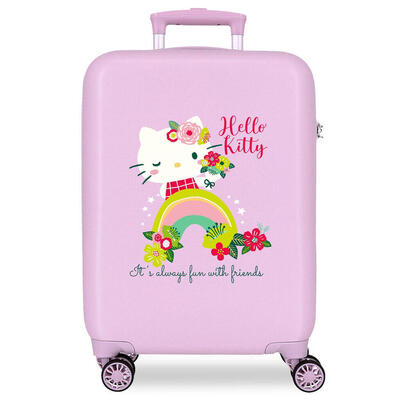 maleta-trolley-abs-always-fun-with-friends-hello-kitty-55cm