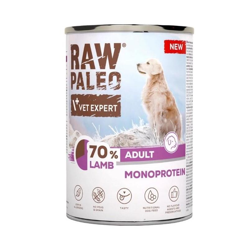 comida-humeda-para-perros-vetexpert-raw-paleo-cordero-400g