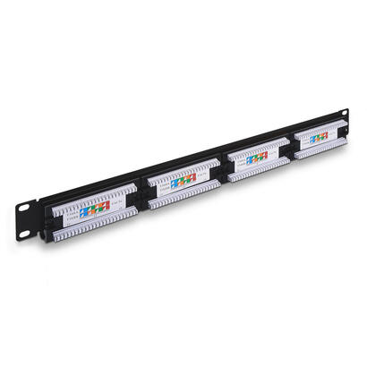 aisens-patch-panel-de-24-puertos-rj45-cat5e-utp-19-1u-dual-idc-negro