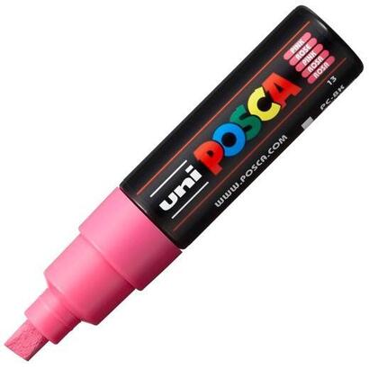 pack-de-6-unidades-posca-marcador-pc-8k-no-permanente-punta-biselada-80mm-rosa