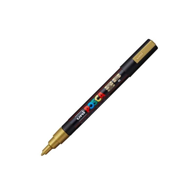 pack-de-6-unidades-posca-marcador-pc-3m-punta-conica-09-13-mm-oro