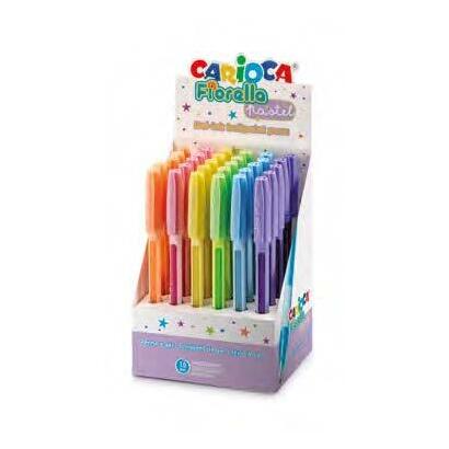 carioca-fiorella-expositor-con-30-boligrafos-de-colores-tinta-gel-punta-de-bola-1mm-cuerpo-transparente-pastel-