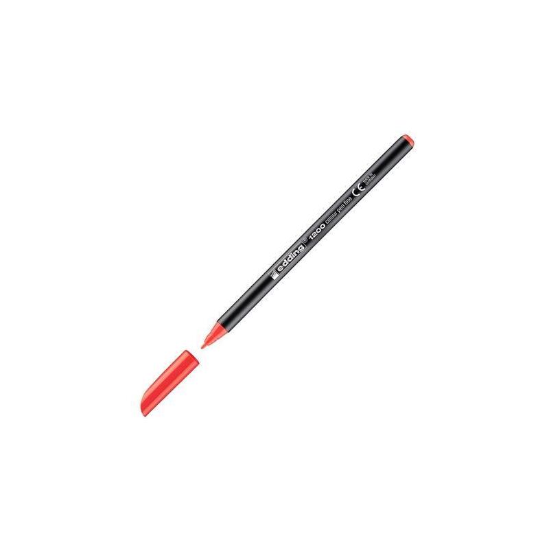 pack-de-10-unidades-edding-rotulador-1200-punta-fina-rojo