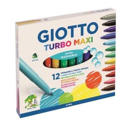 pack-de-5-unidades-giotto-rotuladores-turbo-maxi-csurtidos-estuche-12-ud