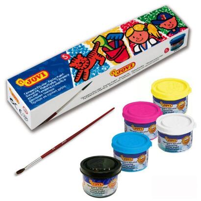 pack-de-6-unidades-jovi-estuche-5-botes-tempera-escolar-35ml-pincel-colores-surtidos