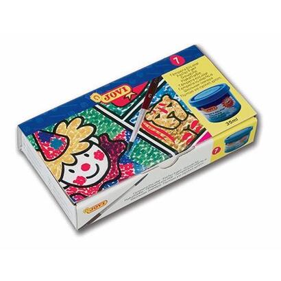 pack-de-6-unidades-jovi-estuche-7-botes-tempera-escolar-35ml-pincel-csurtidos