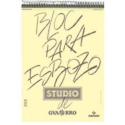 pack-de-5-unidades-canson-guarro-bloc-para-esbozo-studio-espiral-50h-a5-90gr-microperforado-blanco-amarfilado