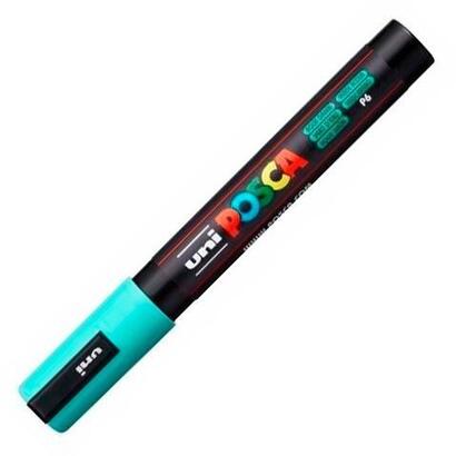 pack-de-6-unidades-posca-marcador-pc-5m-no-permanente-punta-forma-de-bala-18-25-mm-verde-marino