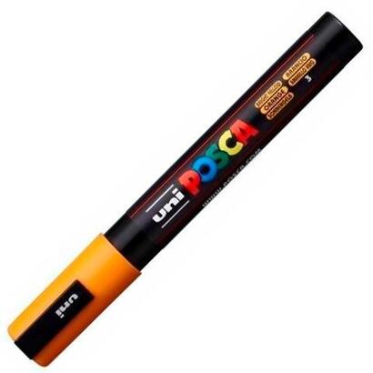 pack-de-6-unidades-posca-marcador-pc-5m-no-permanente-punta-forma-de-bala-18-25-mm-naranja-medio
