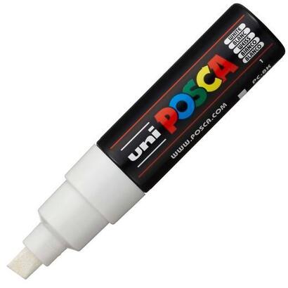 pack-de-6-unidades-posca-marcador-pc-8k-no-permanente-punta-biselada-80mm-blanco