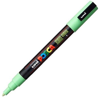 pack-de-6-unidades-posca-marcador-pc-3m-punta-conica-09-13-mm-verde-claro