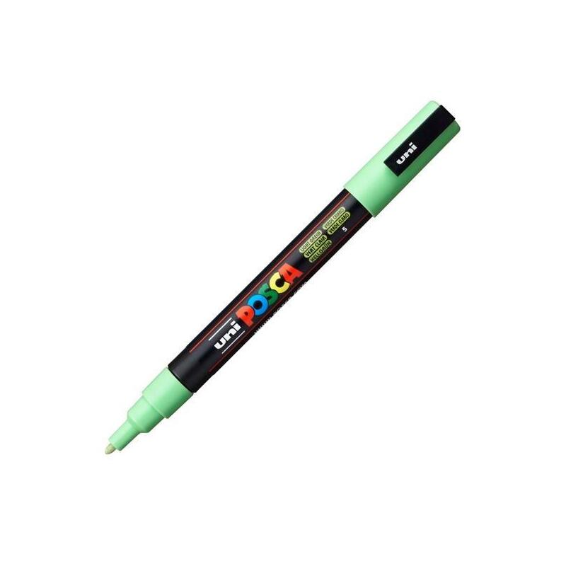 pack-de-6-unidades-posca-marcador-pc-3m-punta-conica-09-13-mm-verde-claro