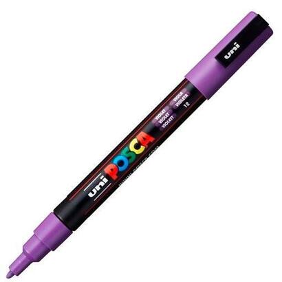 pack-de-6-unidades-posca-marcador-pc-3m-punta-conica-09-13-mm-violeta