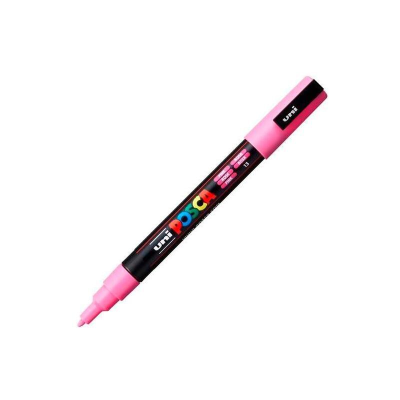 pack-de-6-unidades-posca-marcador-pc-3m-punta-conica-09-13-mm-rosa