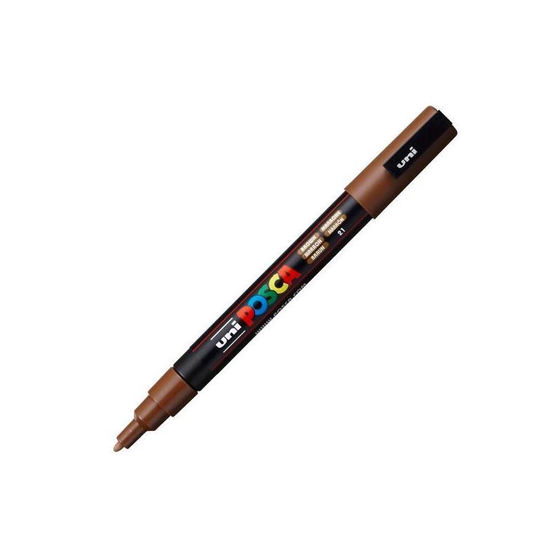 pack-de-6-unidades-posca-marcador-pc-3m-punta-conica-09-13-mm-marron