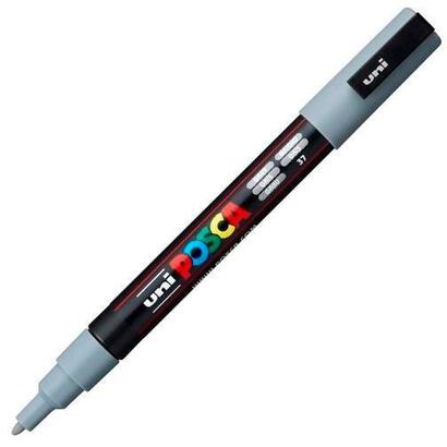 pack-de-6-unidades-posca-marcador-pc-3m-punta-conica-09-13-mm-gris