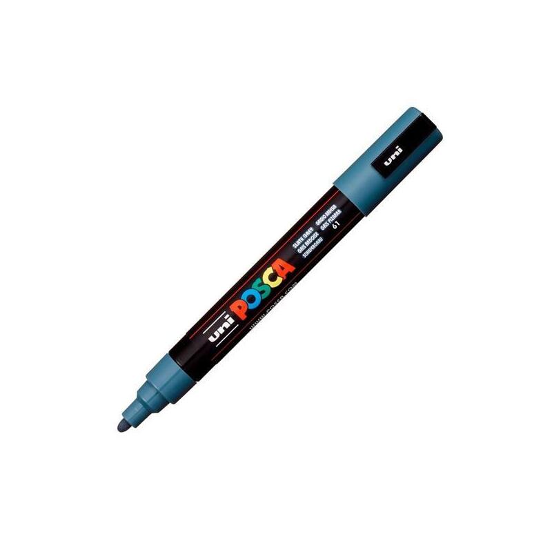 pack-de-6-unidades-posca-marcador-pc-5m-no-permanente-punta-forma-de-bala-18-25-mm-gris-pizarra