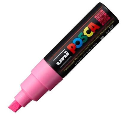 pack-de-6-unidades-posca-marcador-pc-8k-no-permanente-punta-biselada-80mm-rosa-fluor