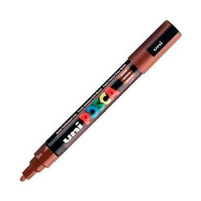 pack-de-6-unidades-posca-marcador-pc-5m-no-permanente-punta-forma-de-bala-18-25-mm-marron
