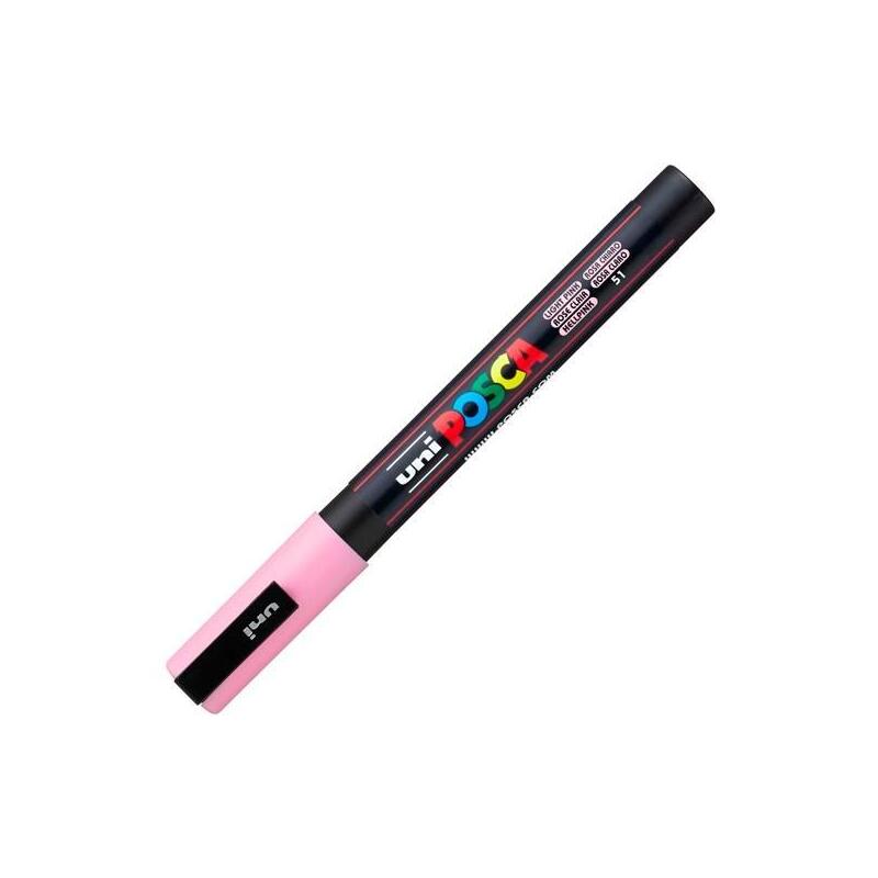 pack-de-6-unidades-posca-marcador-pc-3m-punta-conica-09-13-mm-rosa-claro
