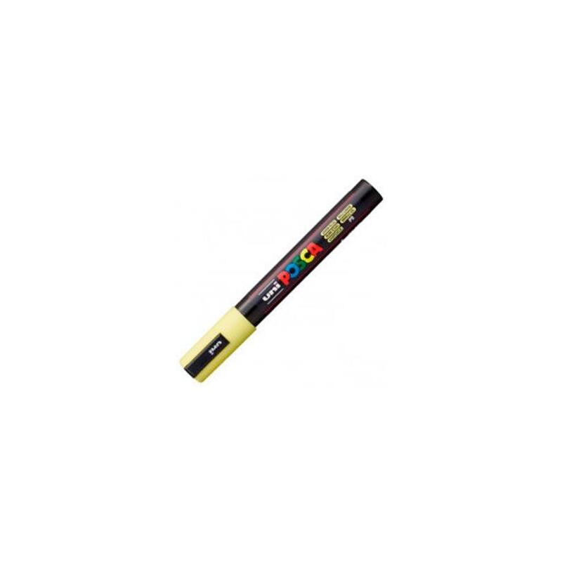 pack-de-6-unidades-posca-marcador-pc-5m-no-permanente-punta-forma-de-bala-18-25-mm-amarillo-sol