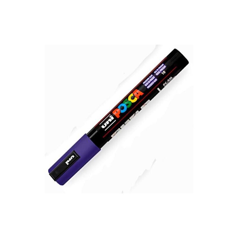 pack-de-6-unidades-posca-marcador-pc-5m-no-permanente-punta-forma-de-bala-18-25-mm-azul-prusia
