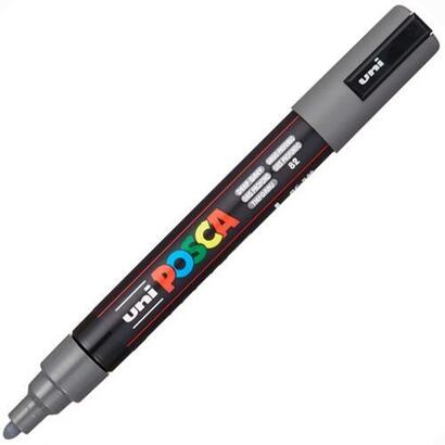 pack-de-6-unidades-posca-marcador-pc-5m-no-permanente-punta-forma-de-bala-18-25-mm-gris-profundo