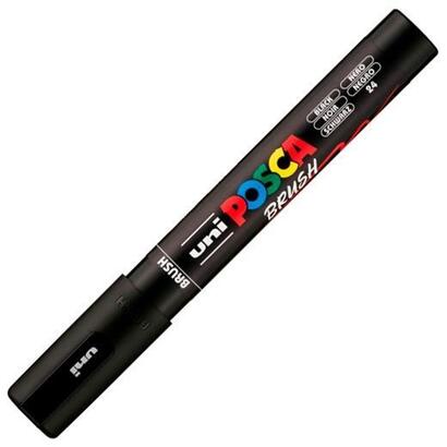 pack-de-6-unidades-posca-marcador-pc-5br-brush-punta-m-semiflexible-negro