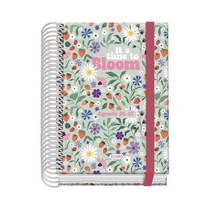 dohe-agenda-escolar-prime-a6-espiral-dp-carton-forrado-mod-bloom-2026-2027