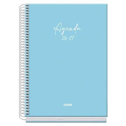 dohe-agenda-escolar-basic-serenity-a5-espiral-dp-carton-forrado-azul-2026-2027