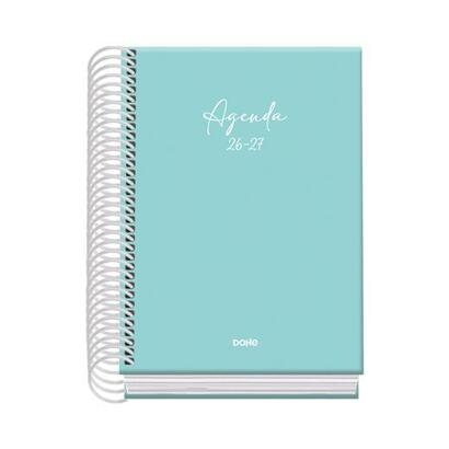 dohe-agenda-escolar-basic-serenity-a6-espiral-dp-carton-forrado-verde-2026-2027