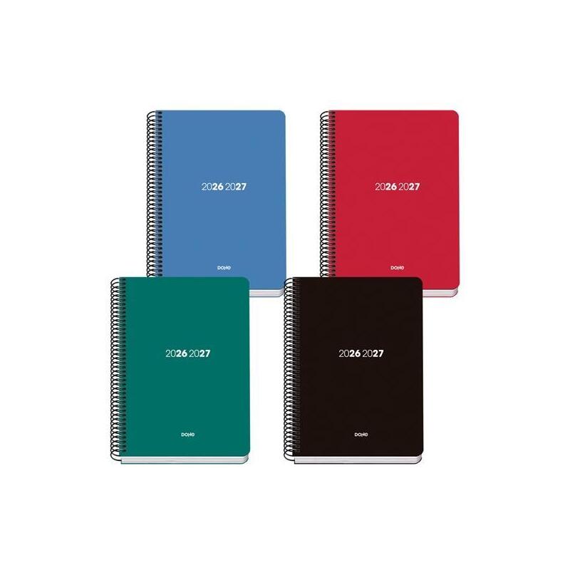 dohe-agenda-escolar-basic-element-a5-espiral-sv-polipropileno-colores-surtidos-2026-2027