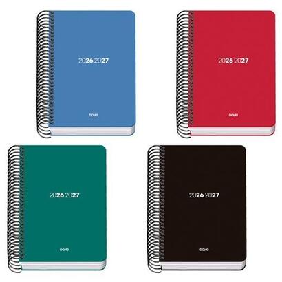 dohe-agenda-escolar-basic-element-a6-espiral-dp-polipropileno-colores-surtidos-2026-2027