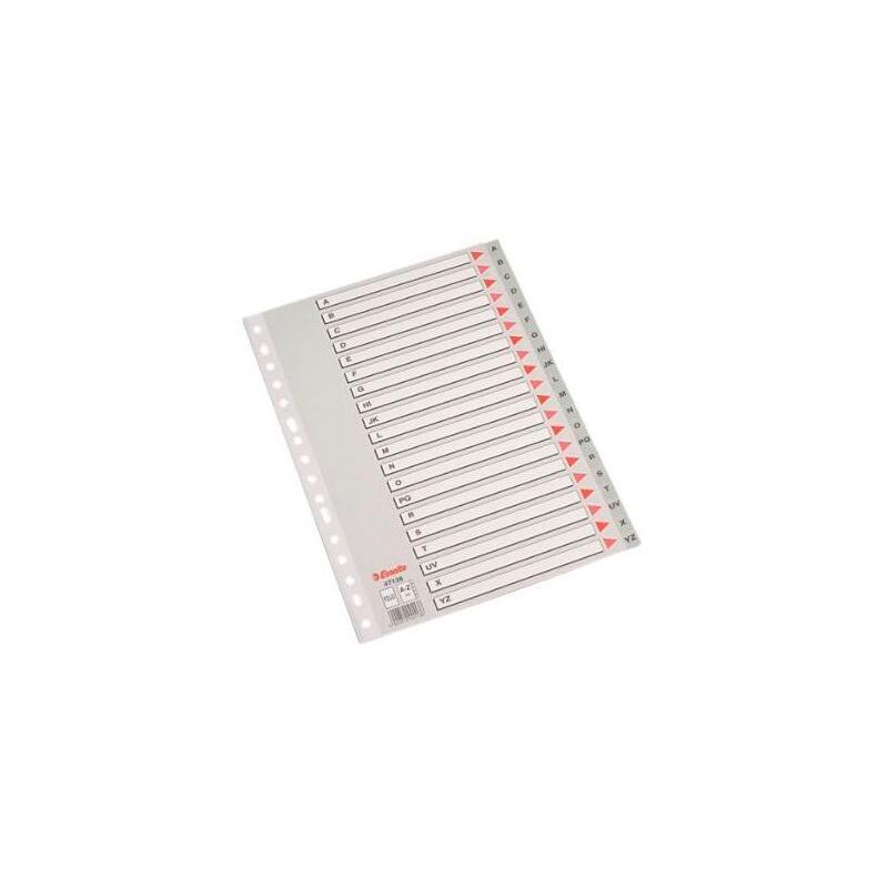 pack-de-10-unidades-esselte-indice-abecedario-separador-multitaladro-folio-gris-polipropileno
