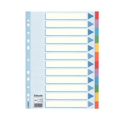 pack-de-10-unidades-esselte-separadores-multitaladro-carton-12-posiciones-a4-indice-colores