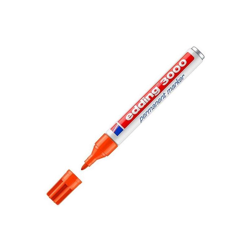 pack-de-10-unidades-edding-marcador-permanente-3000-naranja