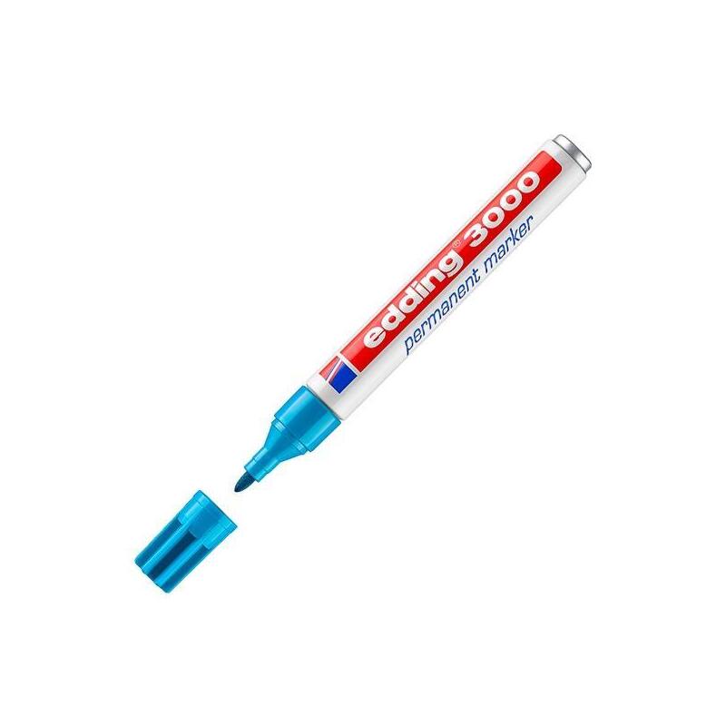 pack-de-10-unidades-edding-marcador-permanente-3000-azul-claro