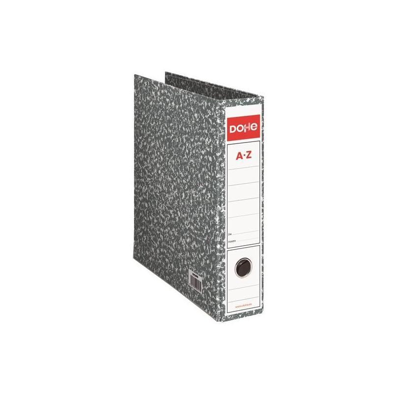 pack-de-20-unidades-dohe-archivador-palanca-archiclas-folio-lomo-ancho-carton-rigido-gris-jaspeado