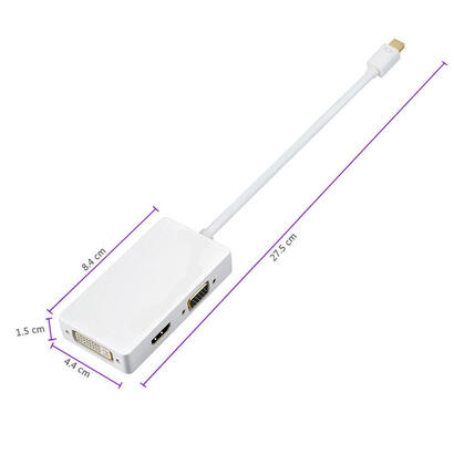 cable-adaptador-ewent-mini-display-port-macho-a-hdmi-vga-dvi-hembra-015m