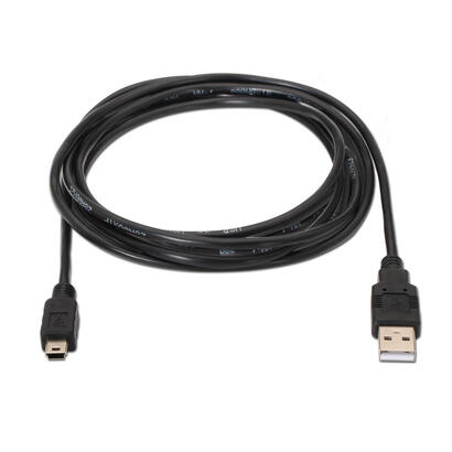 aisens-cable-usb-20-tipo-a-macho-a-mini-b-macho-3m-negro