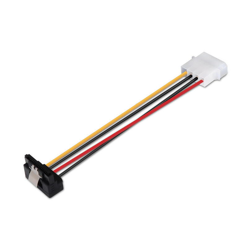 aisens-cable-sata-alim-acodado-con-anclajes-molex-4pinm-sata-hembra-16cm-100-cobre-negro