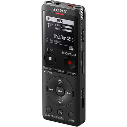 sony-icdux570-negra-grabadora-de-voz-digital-oled-4gb-pcm-mp3-bolsa-de-transporte